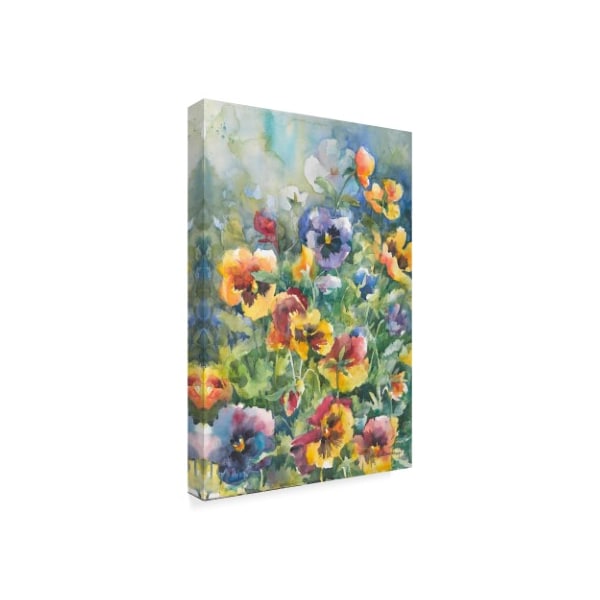 Annelein Beukenkamp 'Picture Perfect Pansies' Canvas Art,30x47
